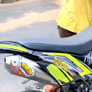 Knalpot Norifumi TORC Graffity Semi Bending KLX 140 KLX 150 CRF 150L WR 155 DTRACKER 150