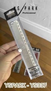 (พร้อมส่ง/ของญี่ปุ่นแท้ราคาถูกที่สุด)  YS Park 337 Round Tooth Cutting Comb (190 mm)  หวีตัดผมมาตรฐาน เหมาะสำหรับผมเส้นเล็ก มีฟันโค้งมน เพื่อลดแรงตึง  หวีได้เรียบลื่นง่าย หวีซอย หวีช่างผมมืออาชีพ