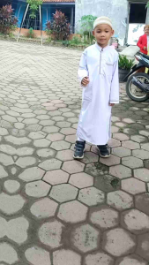 Koko jubah anak +peci