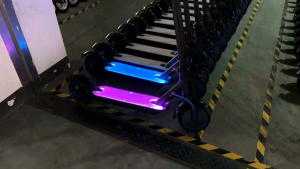 LED lights Pad Electric Scooter Aluminum Alloy 25kmh Speed 30km Range - LED Headlight & Meter One-Touch Folding 8.5 inch Wheel Xiaomi