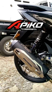 Knalpot Original Apiko Racing Std Moncong Kenochi Kinochi PNP Motor beat vario Scoopy Mio Fino Genio Fazzio lexi Nmax Pcx Aerox Xeon karbu dll