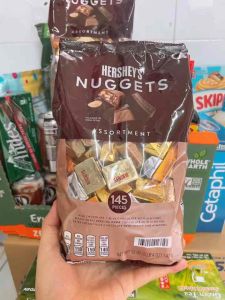 SOCOLA HERSHEY’S NUGGETS 145 VIÊN Mix 4 Vị 147KG CỦA MỸ-Date 07/2026