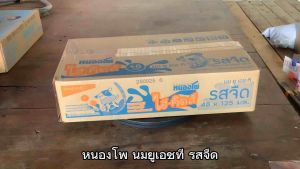 หนองโพ ไฮคิดส์ นมUHT รสจืด/ช็อกโกแลต ขนาด 125 มิลลิลิตร จํานวน 48 กล่อง