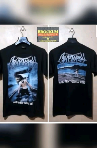 kaos band CRYPTOPSY AND TEN YOULL BEG