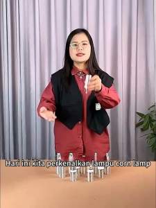 Lampu LED Corn Hemat Energi Super Terang & Tahan Lama - Bundling 3 PCS Segi 5