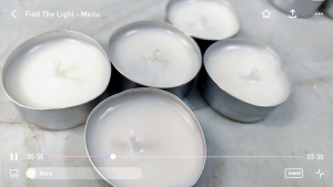 Candle Homemade Orange Natural 🧡 DIY homemade Candle (10pcs )