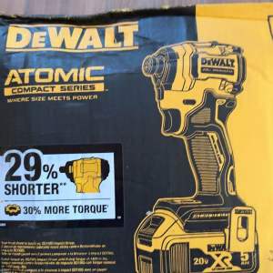 Dewalt Power Tools ATOMIC 20-Volt MAX Lithium-Ion Cordless Impact DrillDriver Kit