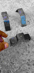 DUDUKAN TANGKI & DUDUKAN JOK CB: BAHAN BESI MENTAHAN DAPAT 3 BIJI