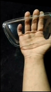 Mika lampu depan motor tanpa GARIS Force 1 one / Cryton BENING