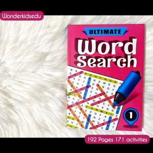 Ultimate Word Search Book Word Games Crossword Puzzle for Kids Brain Teaser Children