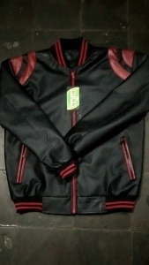 Jaket kulit kombinasi jaket kulit pria kasual murah bisa COD jaket terbaru