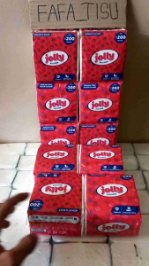 (Paket 10pcs) Tisu Tissu Jolly Pop Up Kuliner 2ply 200sheet Facial Tissue Termurah