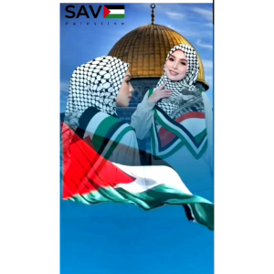 Hijab Jilbab Segi Empat Motif Palestina & Hijab Voal Premium