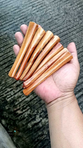 Pipa Cangklong Kayu Bertua Damar Pinus Tembus Senter