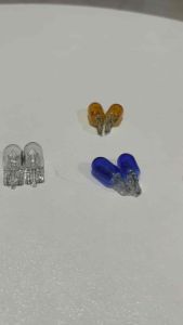 Lampu Bohlam 2pcs Senja-Kilometer-Kilo Meter-KM Motor Mobil T10-T 10 12V 5 Watt Bening Lampu Kuning Grand-Supra-Karisma-Revo-Blade-Beat-Vario-Scoopy