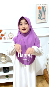 HAPPY KIDS Daffi Hijab Terbaru Jilbab Anak Baby Bayi Seragam Sekolah Adem