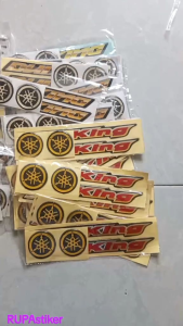 Emblem Logo Stiker Timbul Resin 3D Motor Yamaha RX King