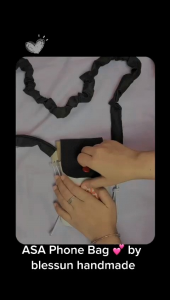 ASA phone bag by blessunhandmade