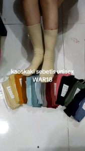 Kaos Kaki Pria Wanita Warna Warni Panjang Bahan Premium Long Socks War18