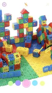 Túi 50 miếng ghép hình ngôi nhà nhiều màu Cho bé thỏa sức sáng tạo -BigLove