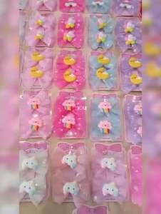 (1 PASANG) JEPIT RAMBUT ANAK RENDA TILE IMPORT PREMIUM / JEPIT RAMBUT ANAK KARAKTER LUCU / CUTE HAIR CLIP / YZR7825