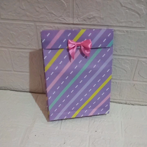 Kertas Kado Instan ( Sudah jadi ) Pita Kecil motif lucu hadiah ulang tahun / wedding - Lazada
