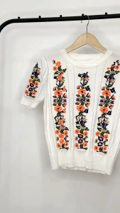 Rorra Korean Style Blouse Atasan Knit Import C828 3M