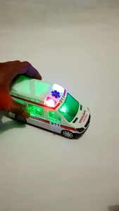 Mainan Mobil Polisi Bump Go Nyala dan Bunyi Musik