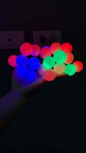 ไฟปิงปอง ลูกจัมโบ้ 3เซน 20ลูก ยาวประมาญ5เมตร กันน้ำ ต่อความยาวได้