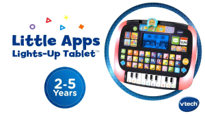 VTech Little Apps Tablet Black or Pink