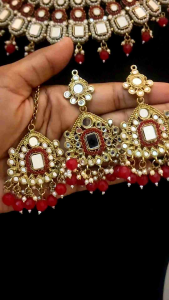 Haseenas Beautiful Mirror Work Choker