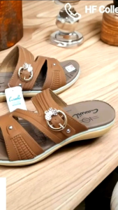 Sendal selop wanita bahan sintetis merk carvil size 37-40