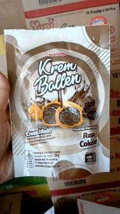 KUE SUS KREM BALLEN RASA COKLAT 1 DUS ISI 30PCS ( 1PCS BERAT 30gr)