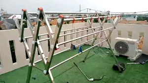 Jemuran Stainless Steel Jumbo 9 Palang 180cm Kuat Kokoh Tahan Karat