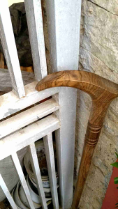 Tongkat jalan kayu kalimosodo model habib C126