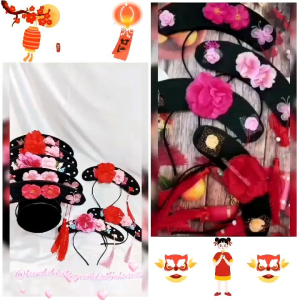 Bando Imlek Import / Bando Putri Huan Zhu / Bando Sin Cia / Bando CNY - 1PCS / HCN881518