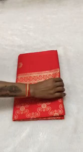 *Presenting Enchanting Yet Breathable Organic Banarasi Sarees For Intimate And Big Fat Indian Weddings That Are Light On Your Skin And Uplift Your Wedding Shenanigans.*  FABRIC : SOFT LICHI SILK CLOTH DESIGN : BEAUTIFUL RICH PALLU AND JACQUARD Dress