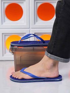 New style mens and womens home bathroom non-slip indoor couple massage slippers