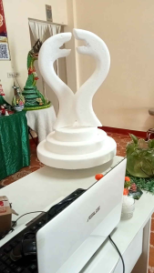 โฟมบายศรีพญานาคเกี้ยว