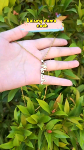 Kalung Nama Titanium Anti Karat: Aksesoris Wanita & Anak Dewasa
