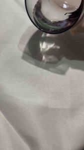 Minimalist Plain Nude Black White Gray Water Resistant Oval Table Cloth Home & Living Oblong