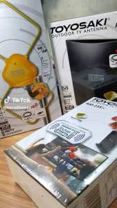 ANTENNA TV DIGITAL TOYOSAKI AIO 200 FULL HD Indoor Outdoor (signal kuat)SMART CHIP