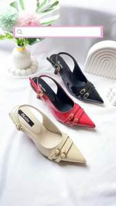 MISUTA-heels runcing Kode Auliana mewah cocok sepatu Kantor wisuda kondangan modis terbaru dan kekenian