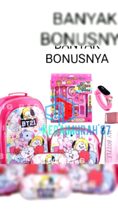 Tas Ransel Anak Perempuan TK & SD: Banyak Bonus