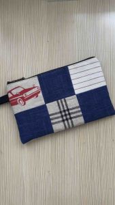 Travel Pouch – Fabric Case – Handmade Zakka Indigo Style