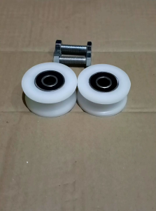 Roda nilon bubut || Roda pagar dorong || Berbagai macam ukuran || Roda nilon tanpa casing