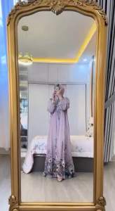 Namira Gamis Set Hijab Rayon Premium: Gamis Busui Resleting