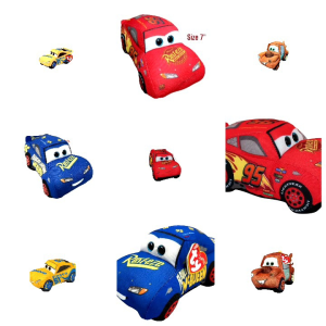 รถยนต์ Lightning Mcqueen Cruz Ramirez King Chick Hicks Dinoco ทีม Racer อะนิเมะตัวละครรุ่นของเล่นตุ๊กตา รถของเล่นเด็ก
