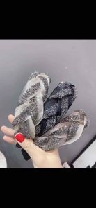 Headband Fergie Bando Korea Berlian Mutiara Berkilau Bling Bling by Velmorra