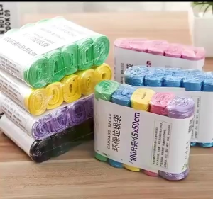 Plastik Sampah Warna Warni 1 Pack Isi 5 Roll: Plastik Sampah Serbaguna 1 Pack